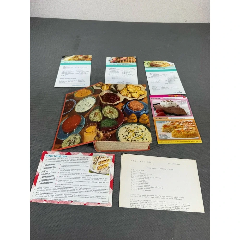 Vintage Culinary Arts Institute Enclyopedia Cookbook Red Polka Dot Binder & 1959